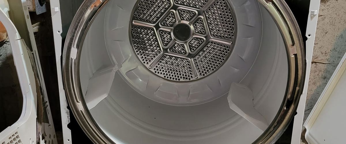 Dryer repair in progress