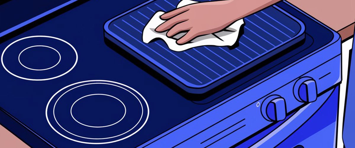 How To Clean Electric Stove Top Illustreation