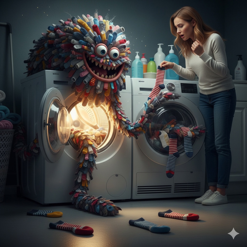 Missing Socks Theory: Why Do Socks Disappear in Laundry?